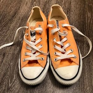 Converse Chuck Taylors size 7 Women’s Orange